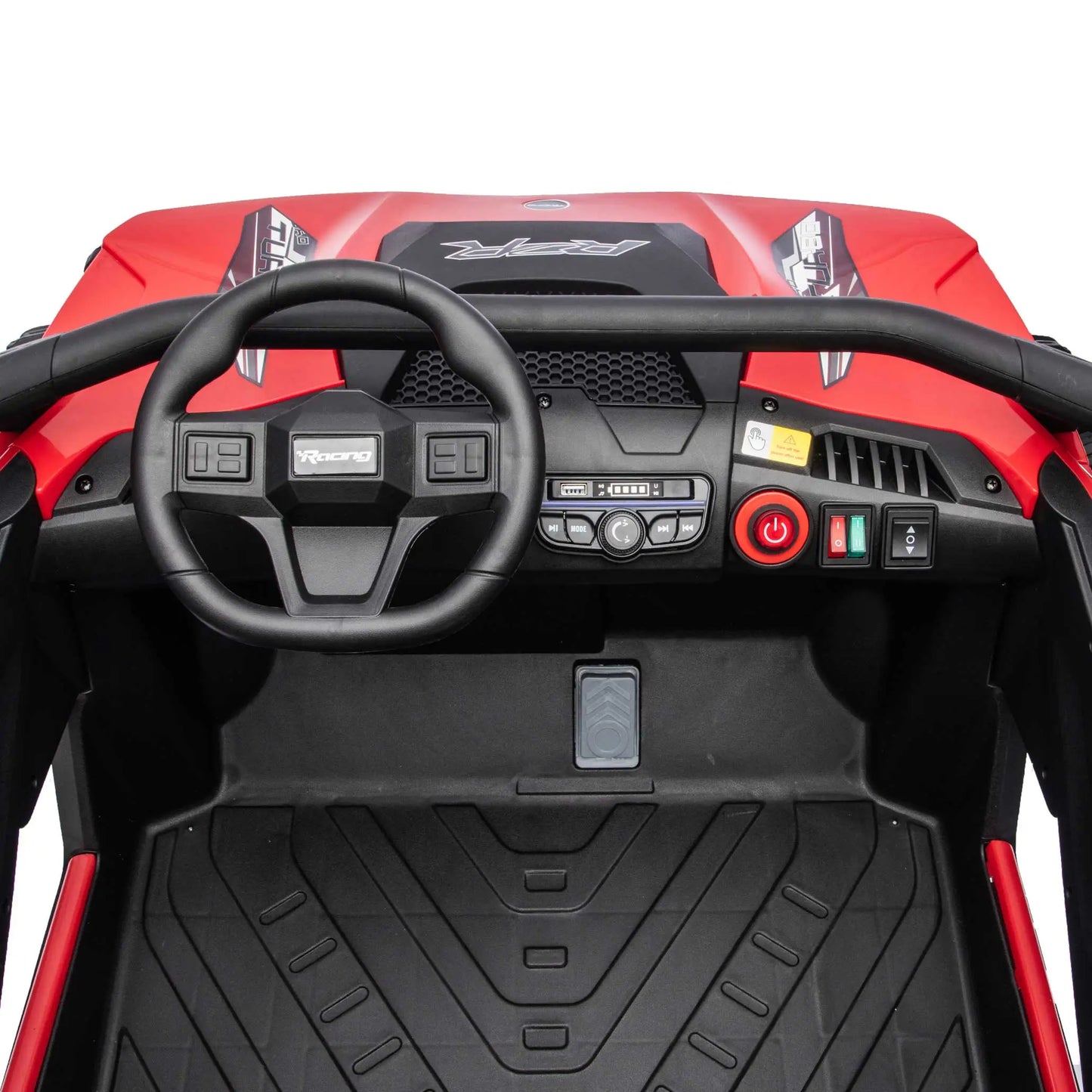 Trail Runner 24V 4WD Kids Ride-On UTV with R/C Parental Remote | Red