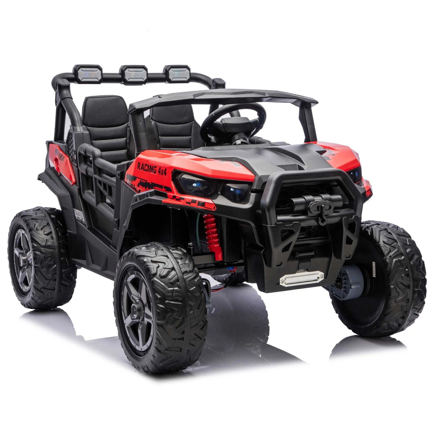Trail Rider 24V 4WD Kids Ride-On UTV with R/C Parental Remote | Red