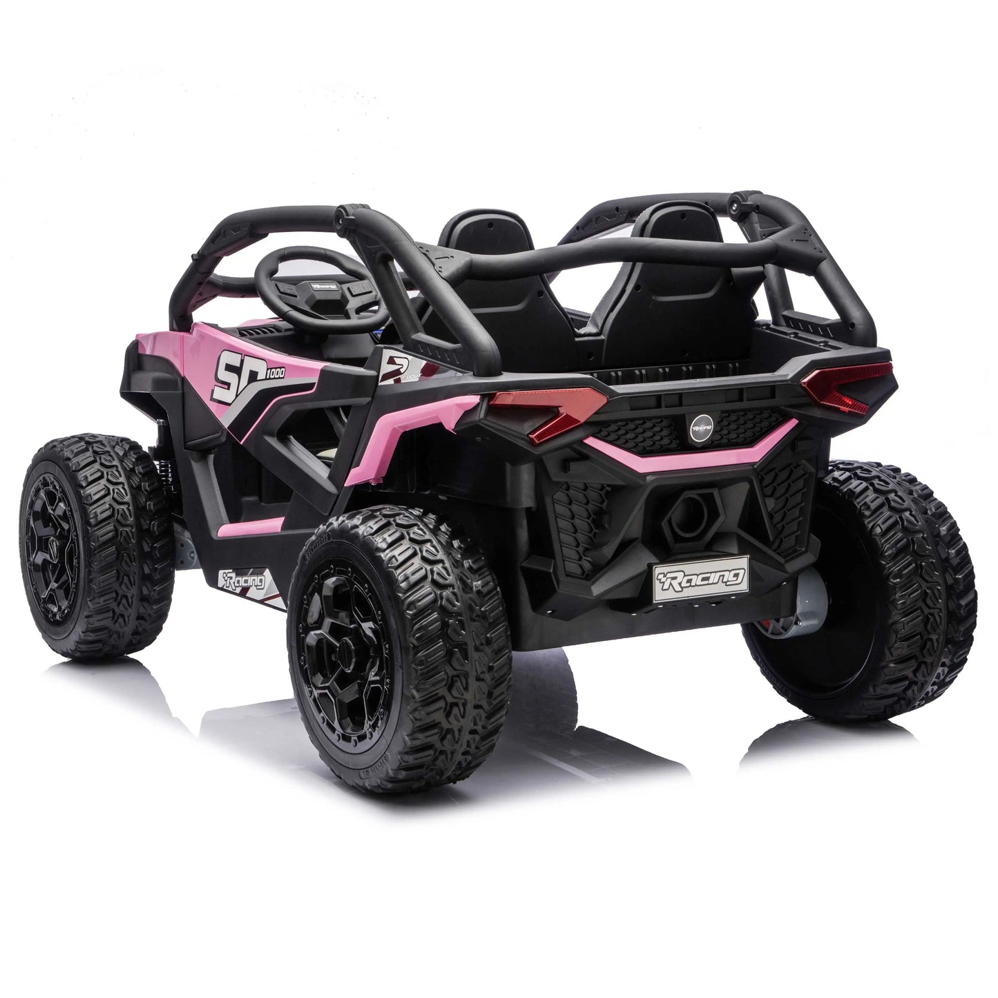 Trail Runner 24V 4WD Kids Ride-On UTV with R/C Parental Remote | Pink