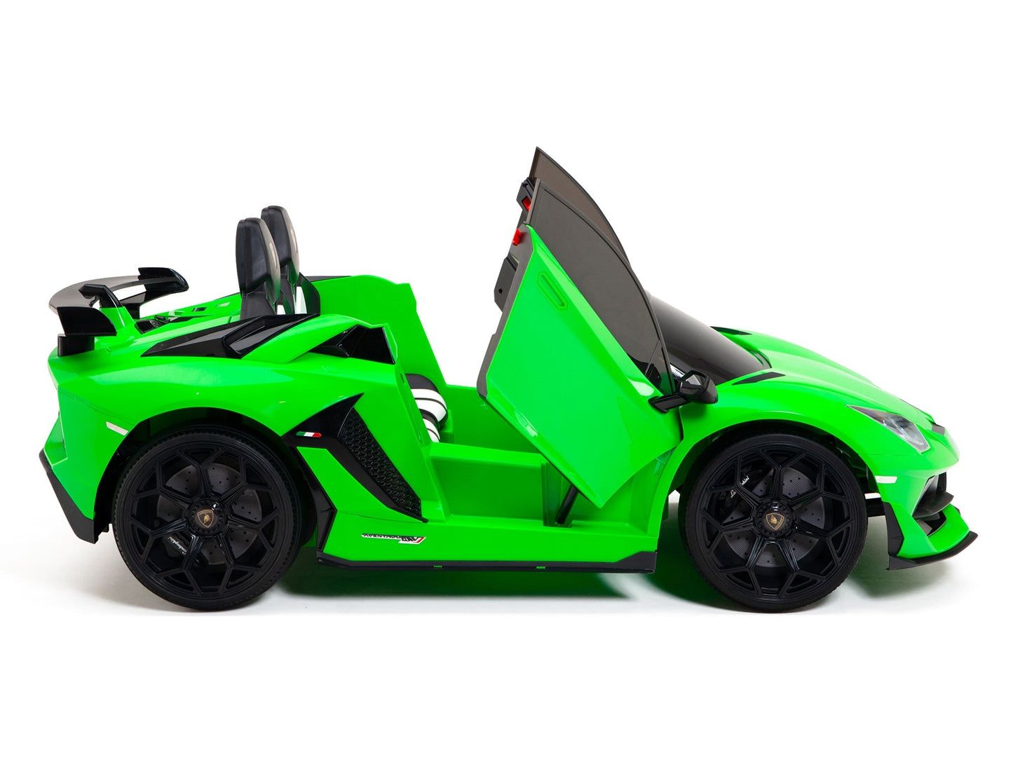 Lamborghini Aventador SVJ Drift Edition 24V Kids Ride-On Car with R/C Parental Remote | Green