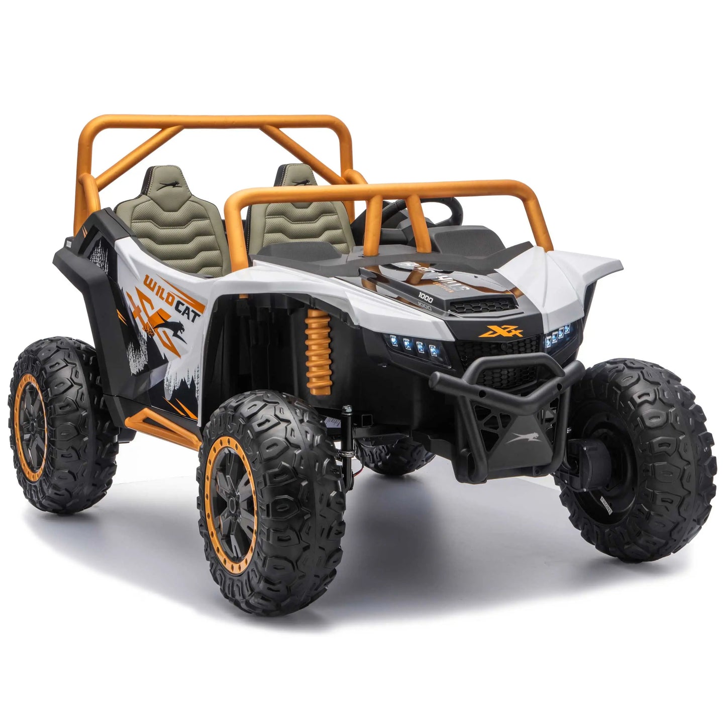 Arctic Cat XL 24V 4WD Kids Ride-On UTV with R/C Parental Remote | White