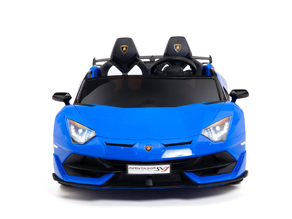 Lamborghini Aventador SVJ Drift Edition 24V Kids Ride-On Car with R/C Parental Remote | Blue