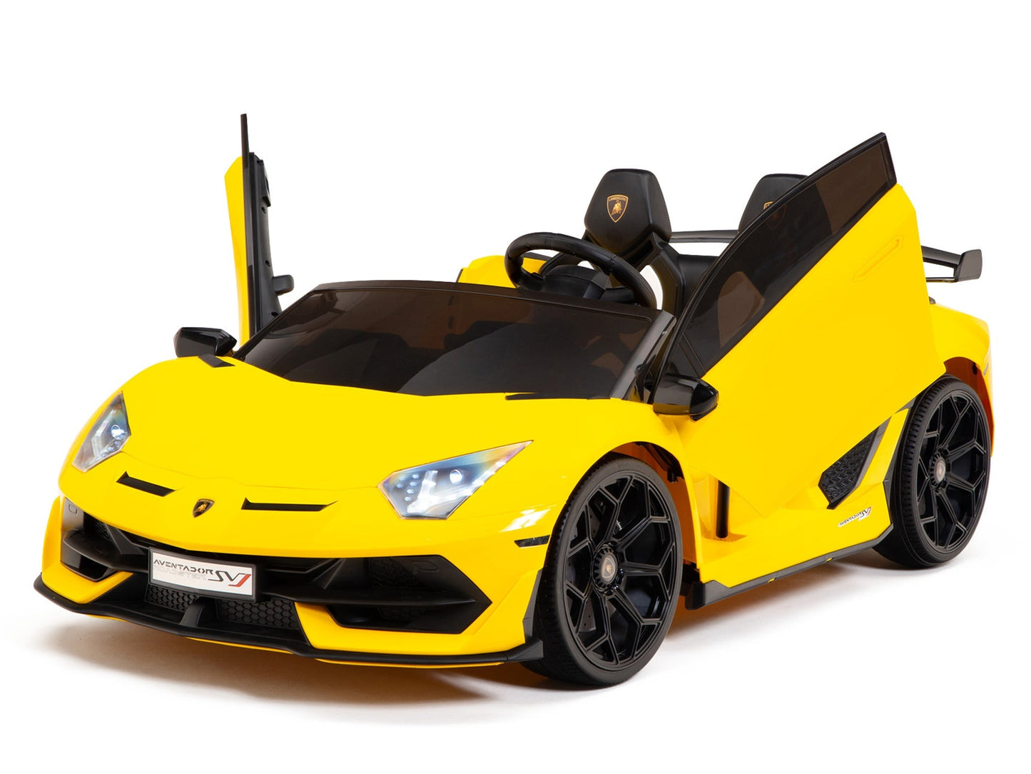 Lamborghini Aventador SVJ Drift Edition 24V Kids Ride-On Car with R/C Parental Remote | Yellow