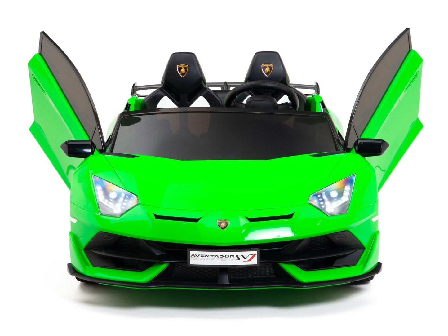 Lamborghini Aventador SVJ Drift Edition 24V Kids Ride-On Car with R/C Parental Remote | Green